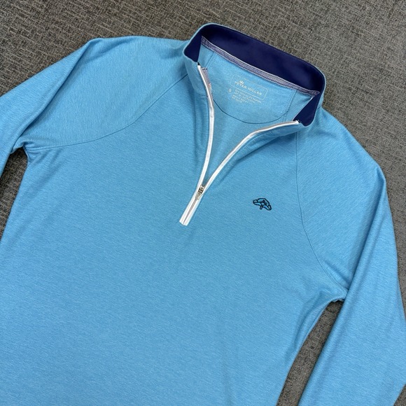 Peter Millar Tops - Peter Millar Pullover Women's Small Blue 1/4 Zip‎ Perth Performance Golf UPF 50+